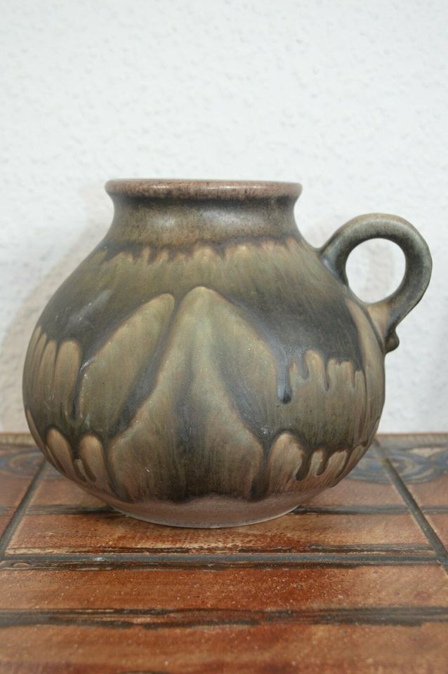 Mid-Century WGP Vintage Ruscha Art Vase 362 1970s Fat-Lava barrel glaze