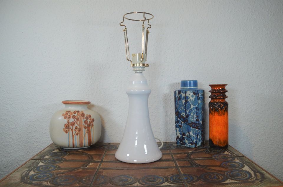 Mid-Century Salling Keramisk Design Lampe 1970'erne Dansk Design