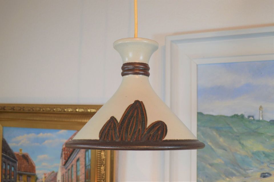 Aksel Larsen Design Axella Pendant Lamp 1970s Danish Design