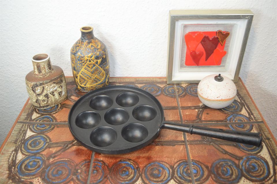 Antique NAC &amp; Co Morsø cast iron pan 1920s Danish design