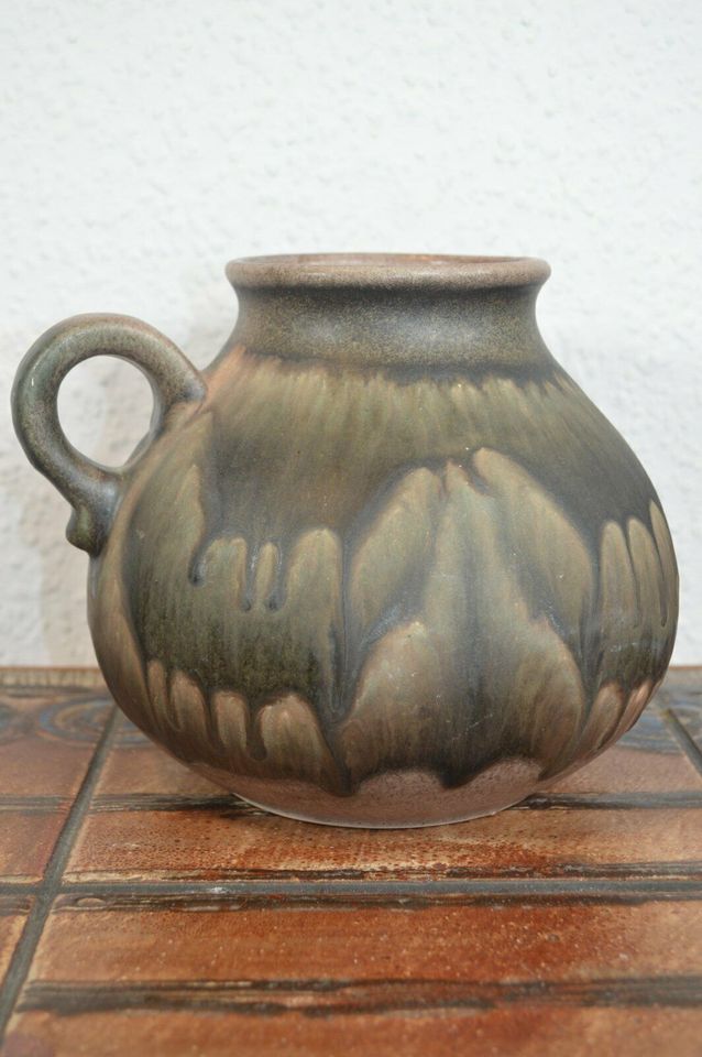 Mid-Century WGP Vintage Ruscha Art Vase 362 1970s Fat-Lava barrel glaze