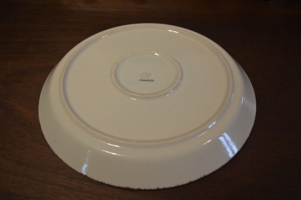 Large Desiree Stentoj Denmark Thule Design Platter 1960s Danish Design