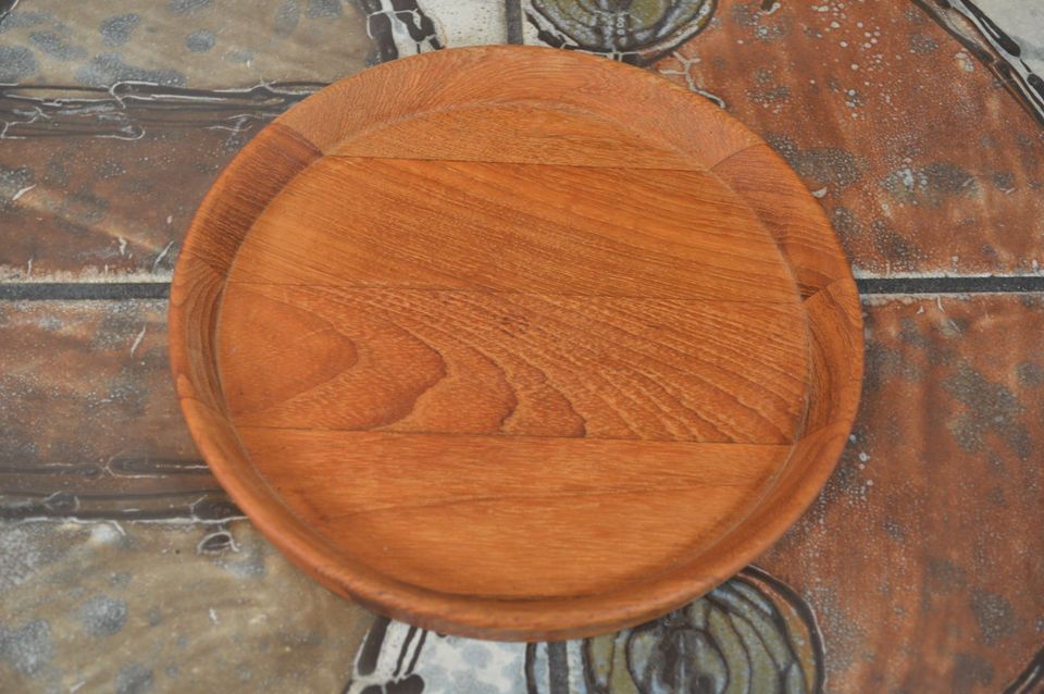 Mid-Century Trip Trap Denmark Teak Bowl Danish Design