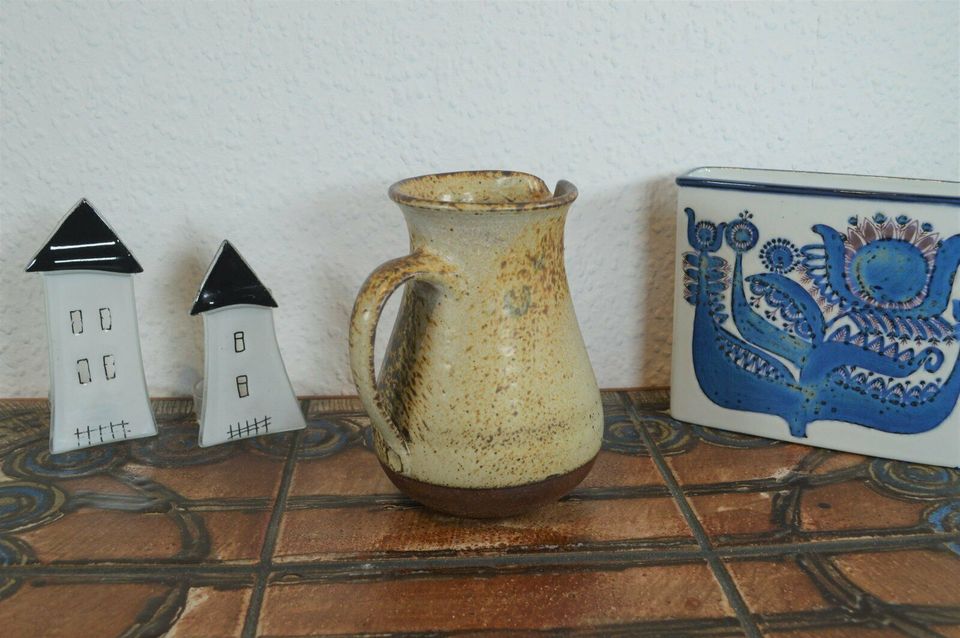 Modern Aage Würtz 1970s Danish design studio ceramic jug Denmark