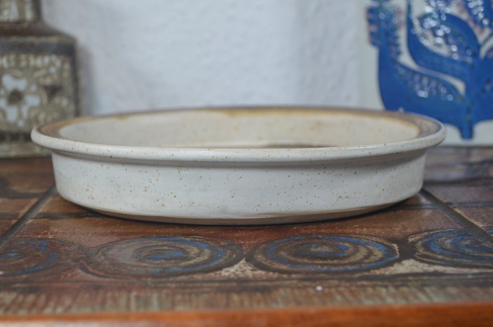 Mid-Century Bente Jessen bowl studio ceramic 1960s Denmark