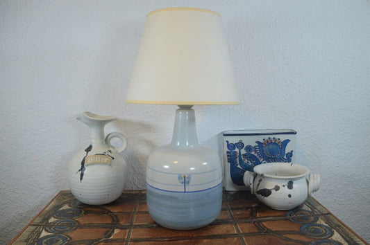 Søholm ceramic table lamp Einar Paulsen design 1970s Danish Modern