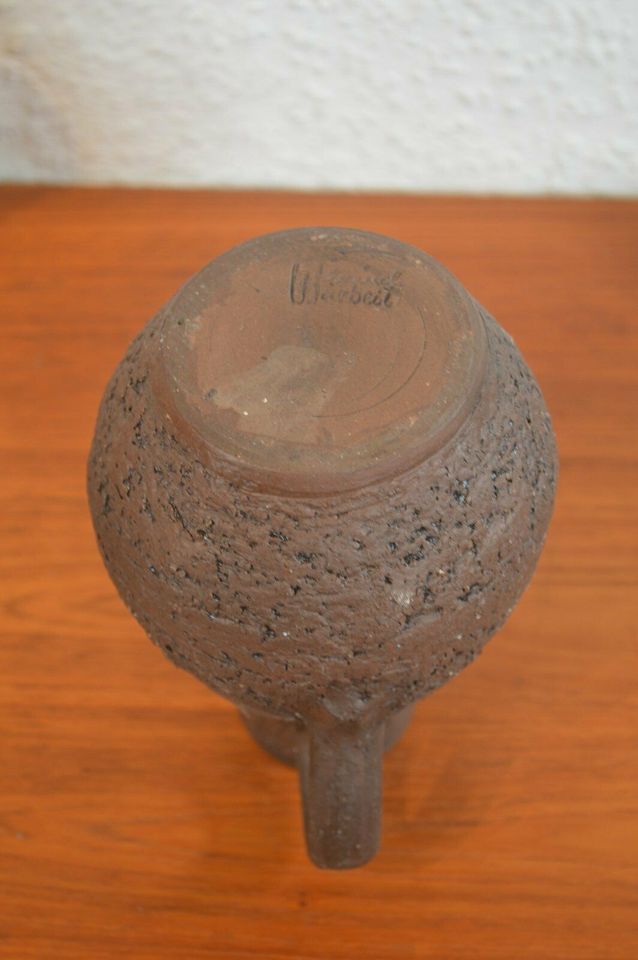 Gliaud Barbeit Studiokeramik Vase 1970er Jahre Brutalismus