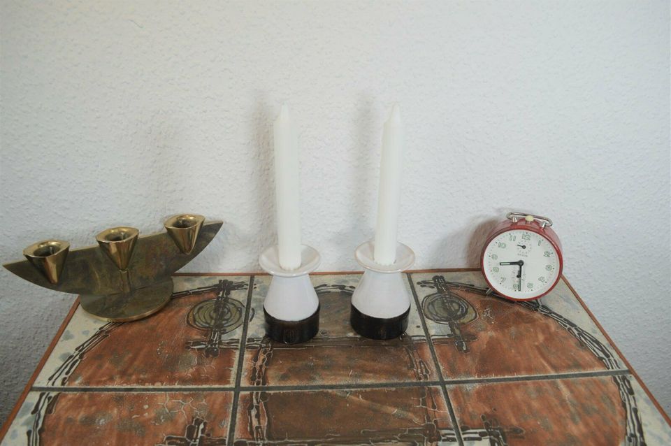 Signe Boesen Northroup candlestick ceramic 1960's Danish design