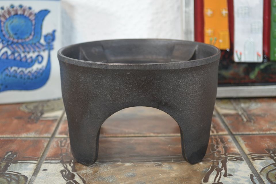 Midcentury Skeppshult cast iron fondue Swedish design handmade