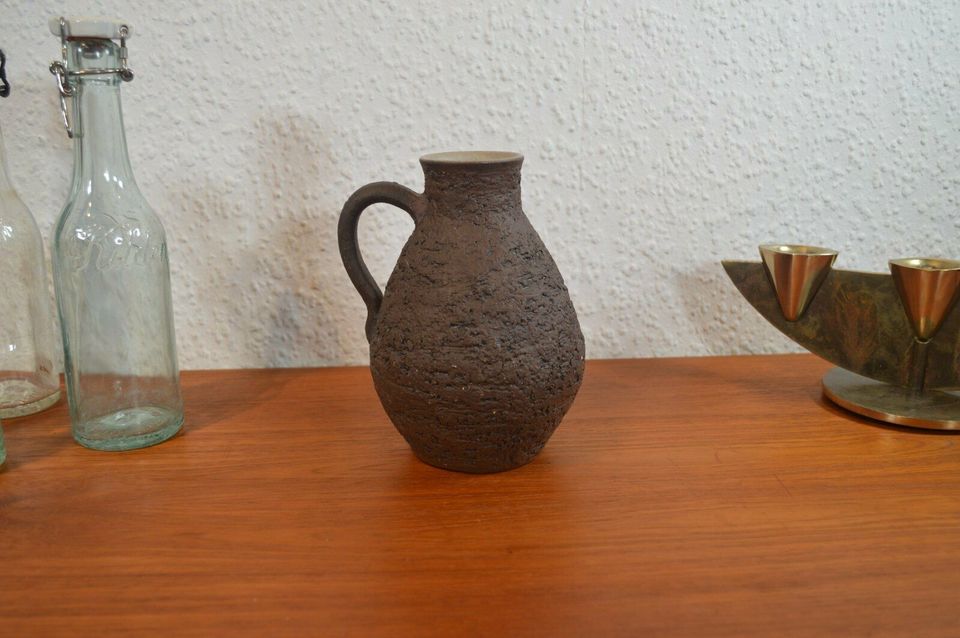 Gliaud Barbeit Studiokeramik Vase 1970er Jahre Brutalismus