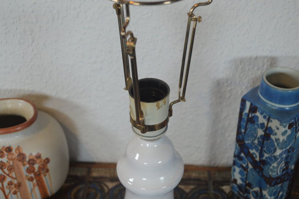 Mid-Century Salling Keramisk Design Lampe 1970'erne Dansk Design