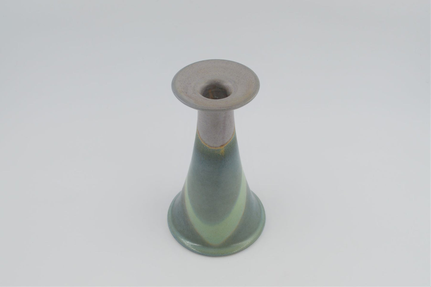 Jette Hellerøe ceramic candle holder studio ceramics 1970s Denmark