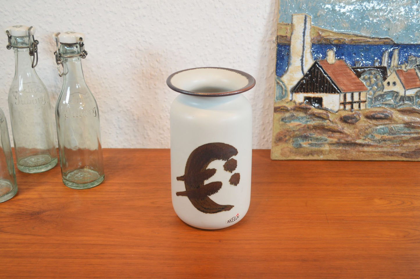 Aksel Larsen Design Axella Keramikvase 1970'ernes Postmoderne Dansk Design