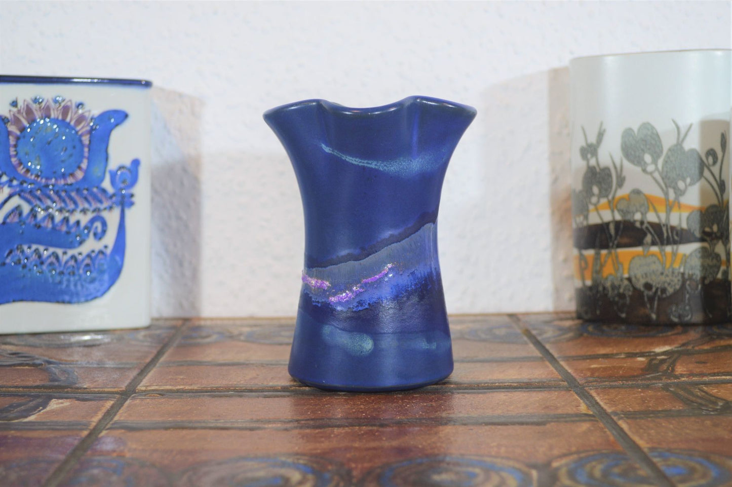 Mid-Century Knabstrup Keramik Vase 1970'erne Dansk Moderne Design