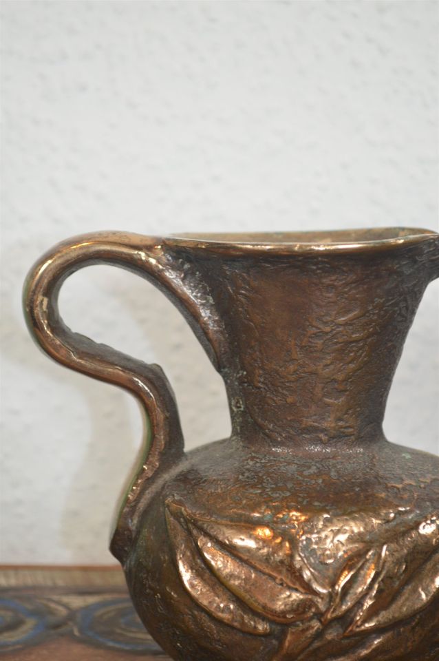 Mid Century Brutalistisk Bronze Vase Brutalistisk Design fra 1960'erne