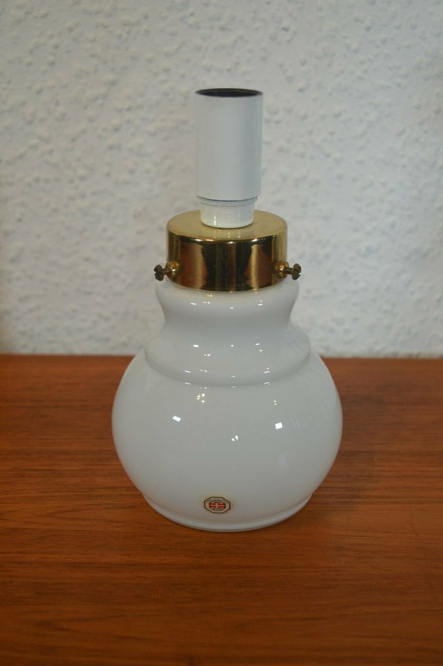 Odreco 1980s Dansk Glas Design opal glass lamp glass art Denmark