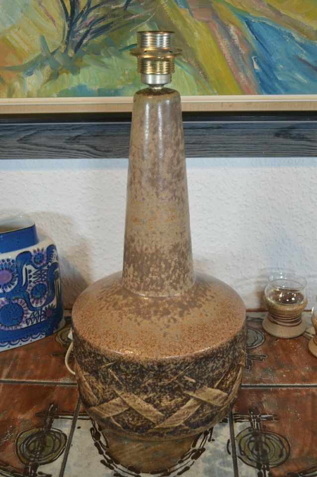 Large Søholm Bornholm ceramic Denmark lamp 1960's Danish design