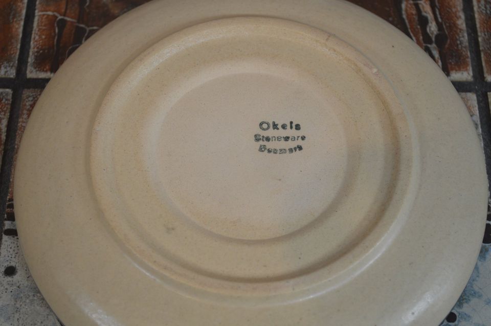 Midcentury Okela Stentøj Denmark Bowl 1960'erne Dansk Design