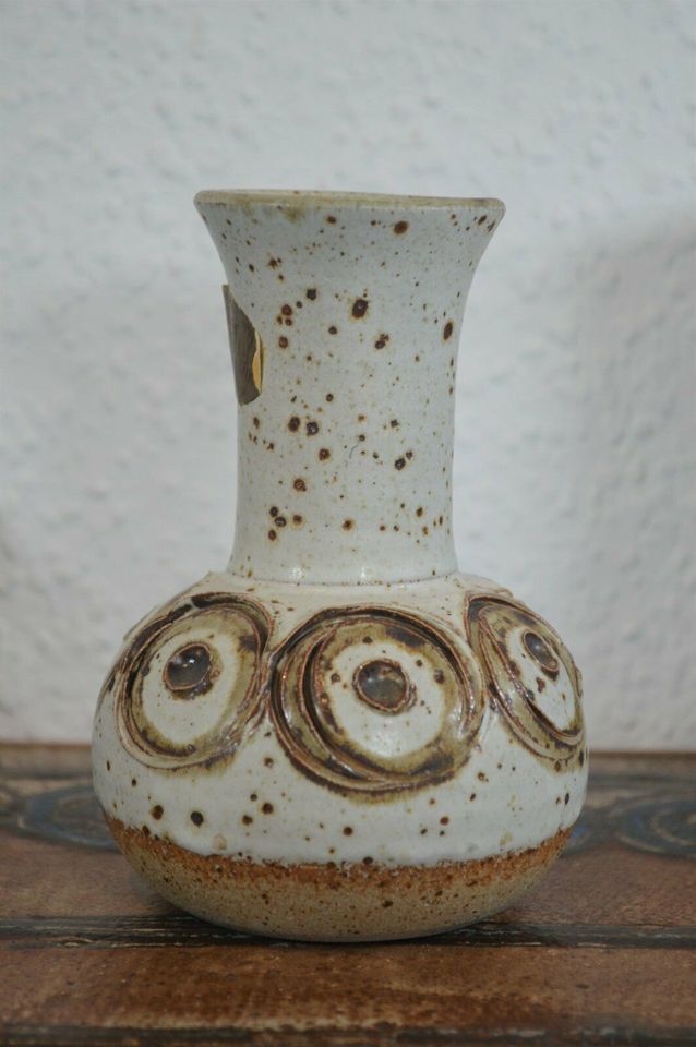 Tingkeramik Følle Art Ceramic Vase Denmark 1970s Danish Design