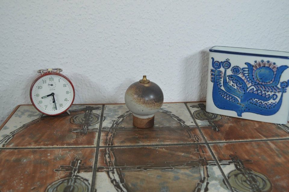 Aage Würtz 1970s design oil lamp studio ceramics Denmark