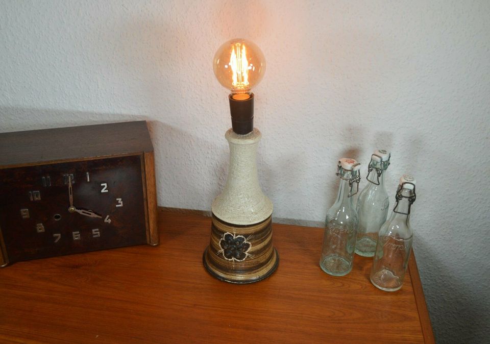 Bartholdy Studiokeramik Denmark Bordlampe 1970'erne Dansk Design