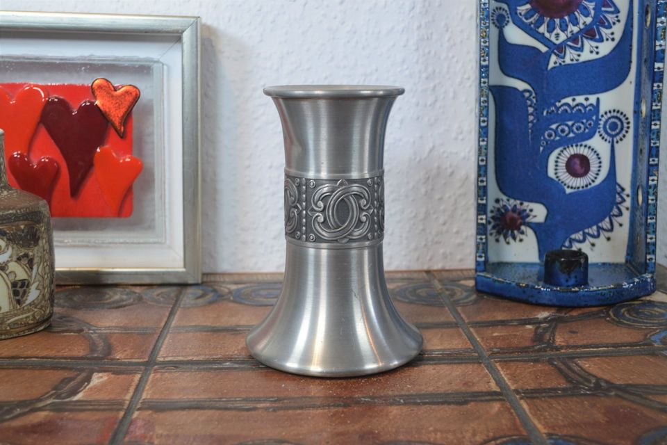 Mid-Century Groenlandica Norway Tinn Pewter 1960s Pewter Candle Holder