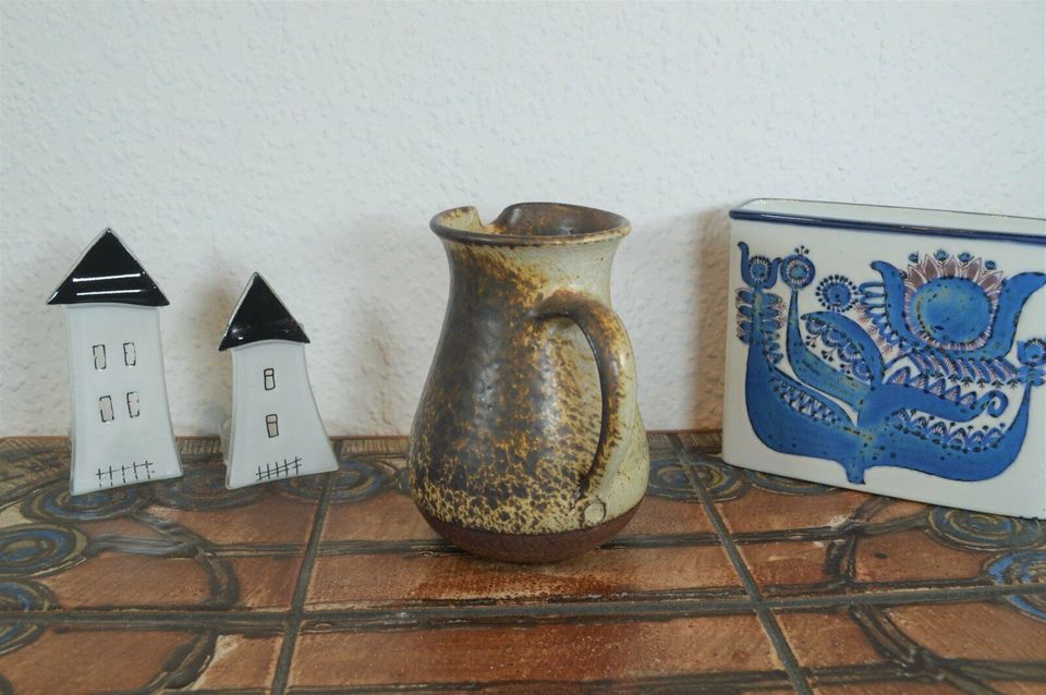 Modern Aage Würtz 1970s Danish design studio ceramic jug Denmark