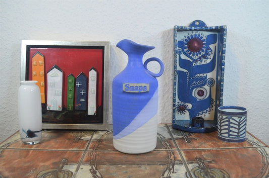 Karsten Nielsen Frederikshavn Ceramic Liquor Bottle Danish Design